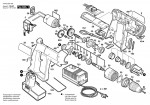 Bosch 0 603 926 403 Psb 9,6 Vsp-2 Cordless Percussion Drill 9.6 V / Eu Spare Parts